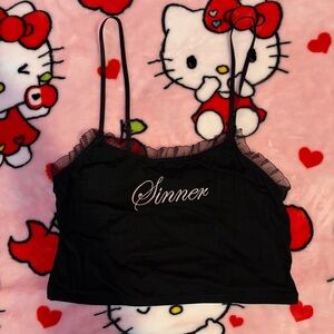 Dollskill Sugar Thrillz Sinner Top size M